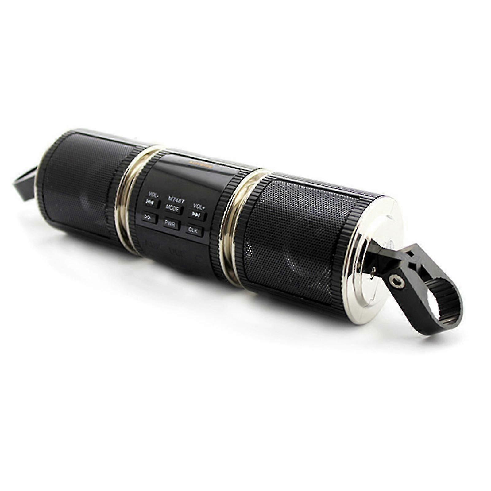 Motorcycle Stereo Speakers Audio System Bluetooth Amplifier Radio Waterproof