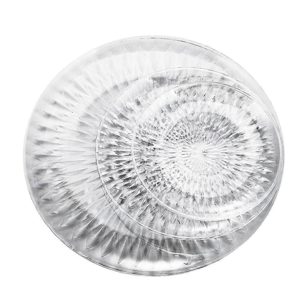 3-Tier Acrylic Cake Tray For Fruits And Nuts Display Round Desserts Holder