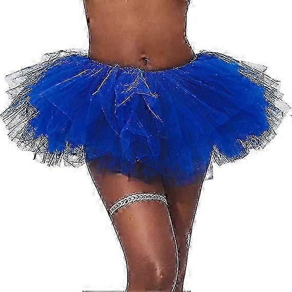 "Tutu Skirt Women's Teens Classic Elastic 5 Layered Tulle Ballet Skirt"