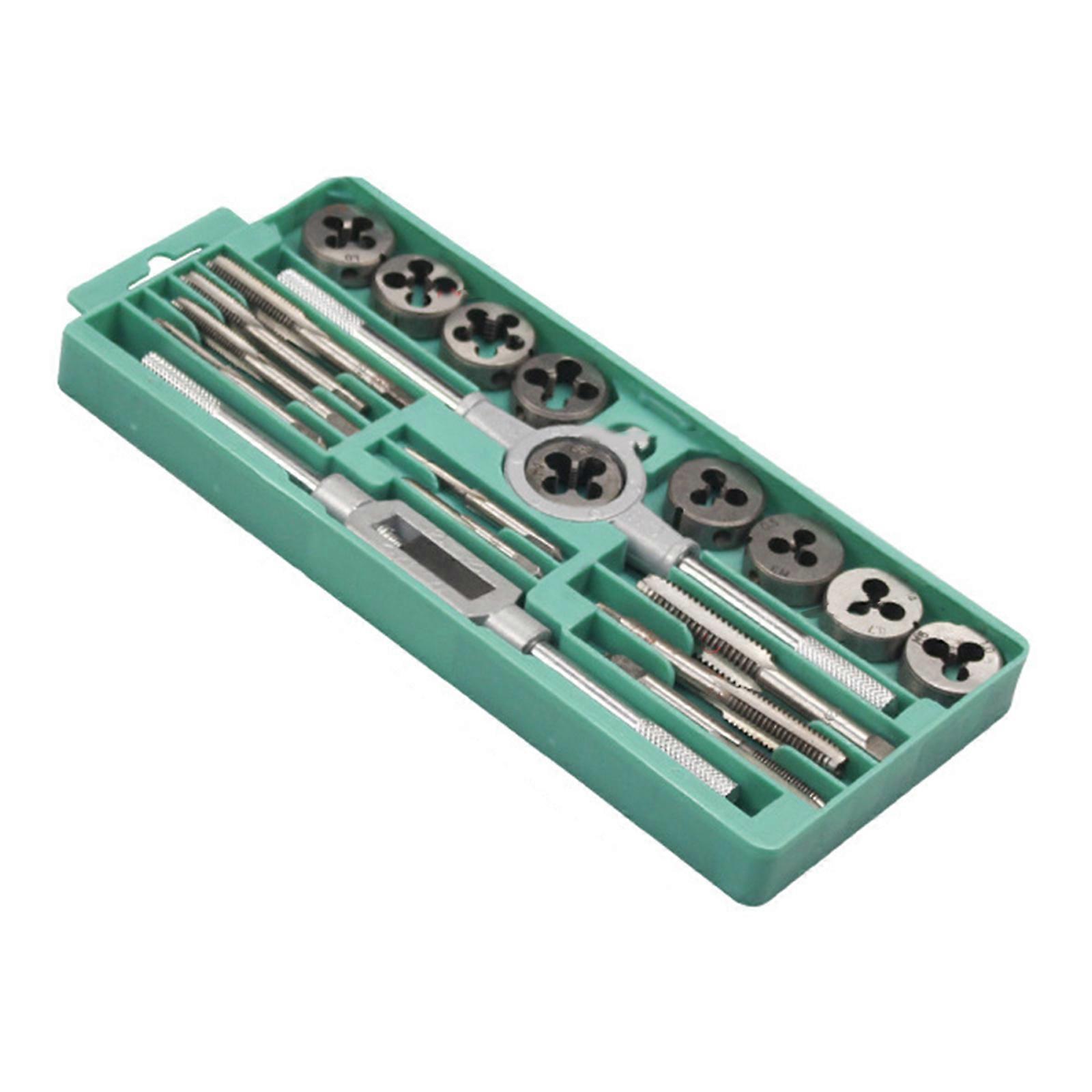 Metric Hand Tap and Die Set Taper Reamer Mechanical Workshop Tools For Metalworking Metal Screwdriver Bit Kit