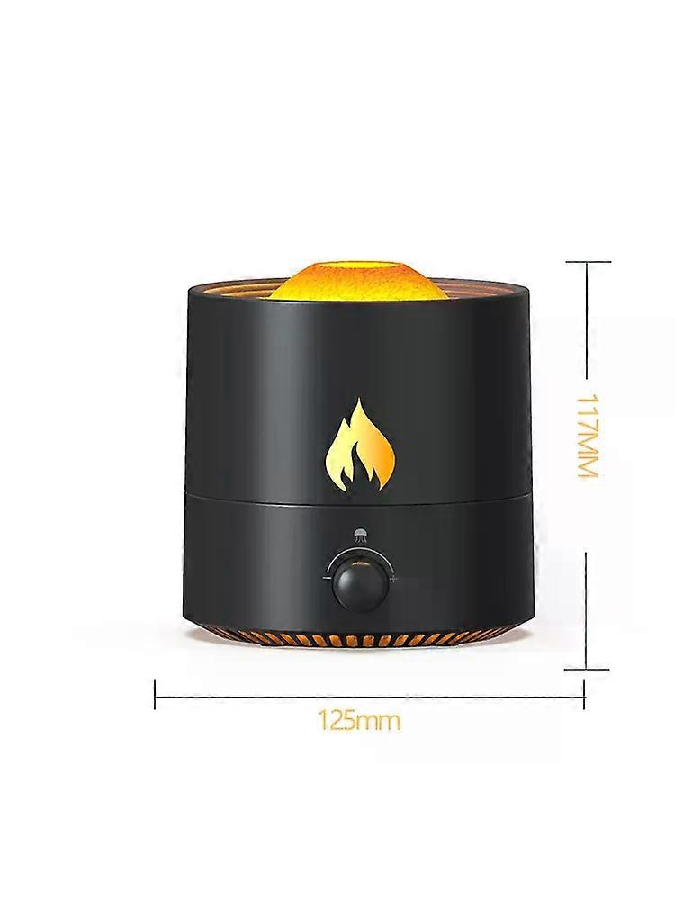 Hatv Flame Air Humidifier Usb Essential Oil Diffuser Home Office Ultrasonic Smoke Ring Atomizer Aroma Humidifier Diffuser