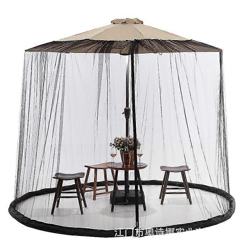 Garden Canopy Mosquito Net Round Hanging Patio Umbrella Net For Bed Door Canopy Mosquito Control Netting For Camping Garden Yard Tent UV Sun Shade