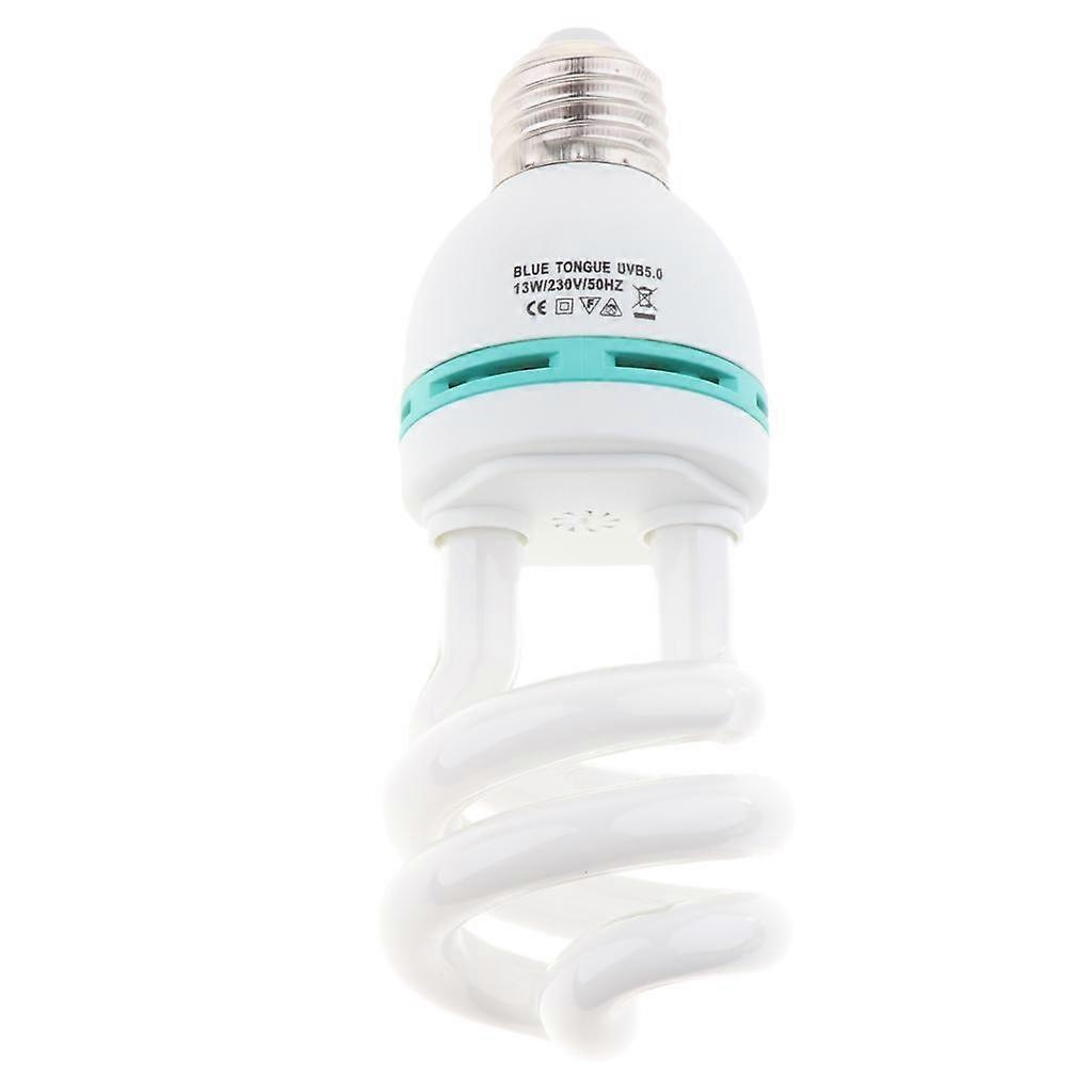 13W UVB5.0 Light Screw Compact Bulb Calcium Lamp for Reptile Turtle