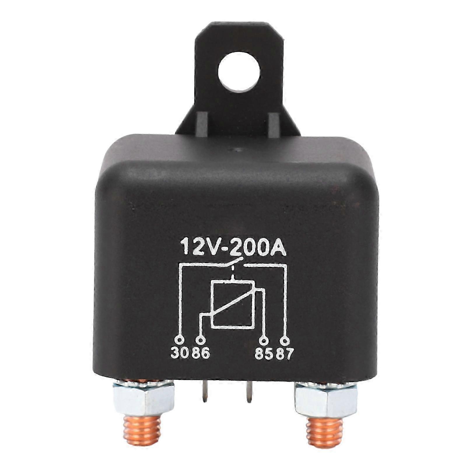Start Relay Small 200A Normally Open 4 Pin Automotive Marine Distribution Control Equipment 12V