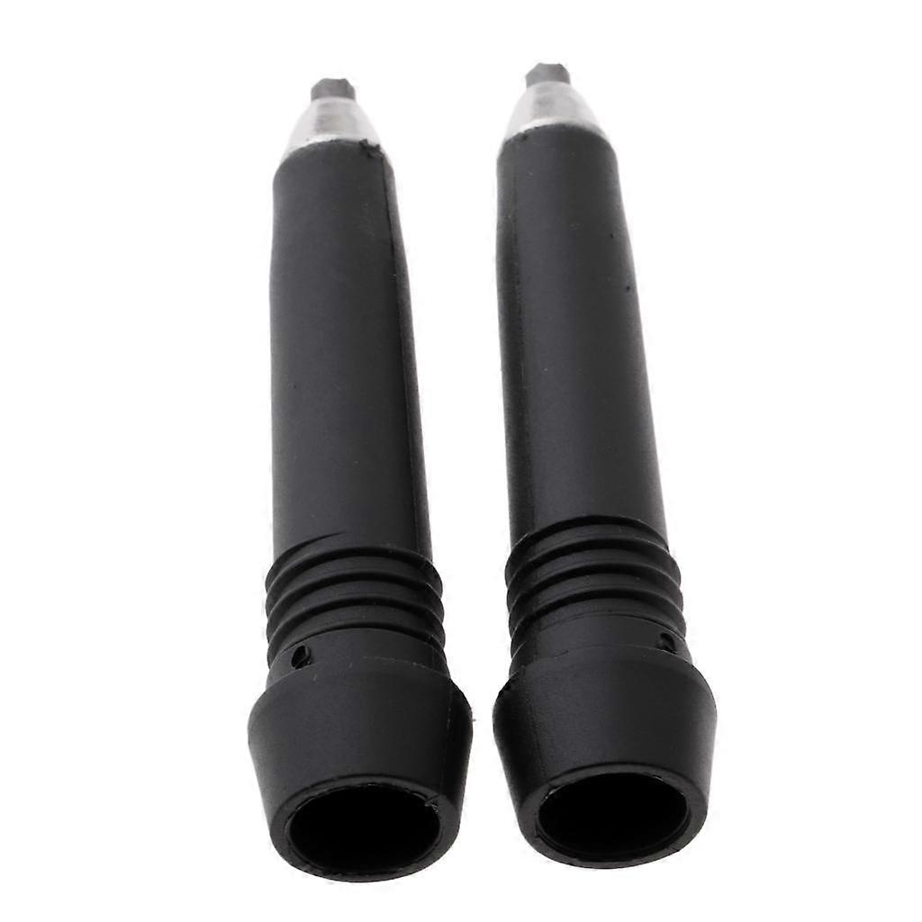 2pcs Plastic Metal Trekking Pole Replacement Tips Outdoor Walking Stick