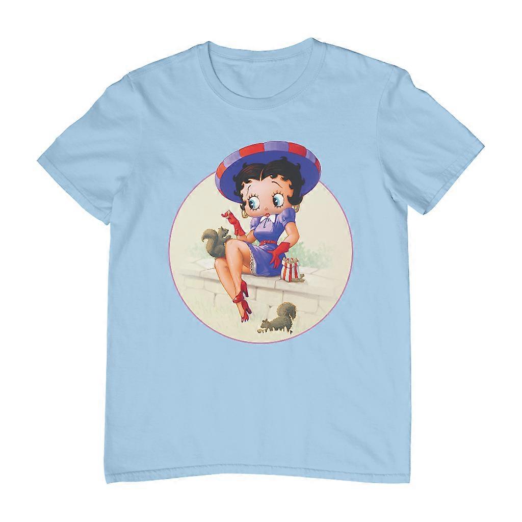 Betty Boop Pin-Up Squirrels & Nuts Men's T-Shirt