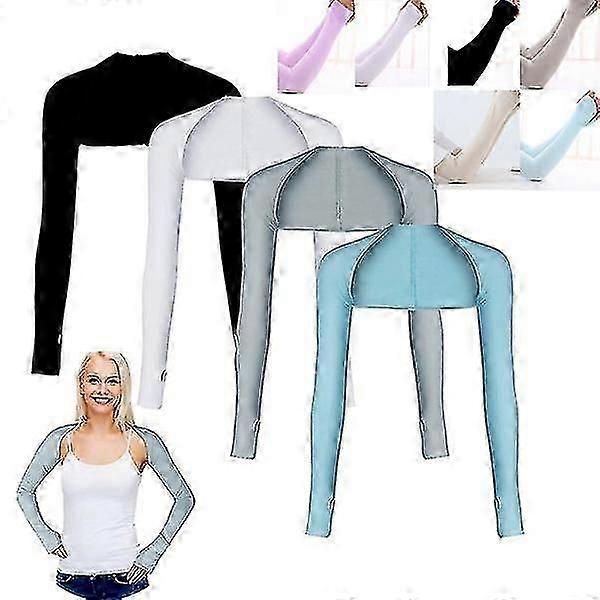 アイスシルクショールスリーブアウトドアアクティビティランニングフィッシングUVプロテクションスポーツスリーブ