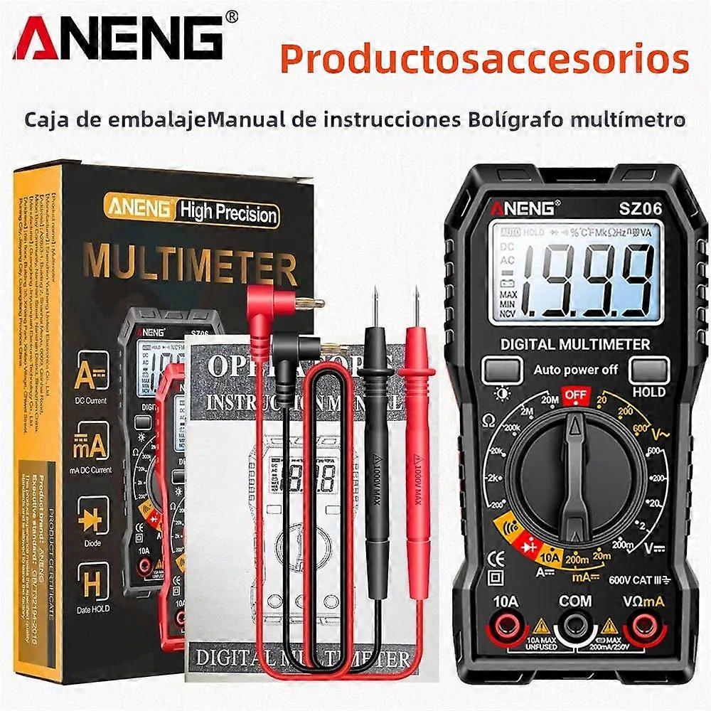 ANENG SZ06 Smart Digital Multimeter AC/DC Voltage and Current Meter Ohmmeter Professional Measuring Tool