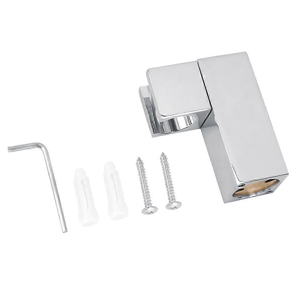 Home Copper Handheld Shower Head Holder Square Fixing Bracket 360 Degrees Rotation <br>