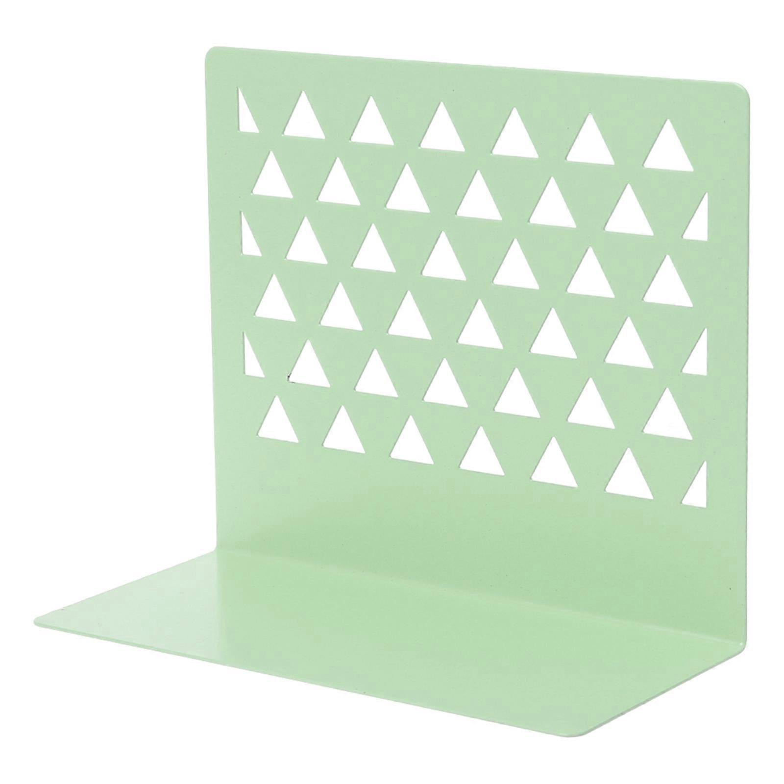 Metall hohl Desktop Organizer Buchstützen Buchstützen Ständer Halter Regal Boo Zitrone gelb