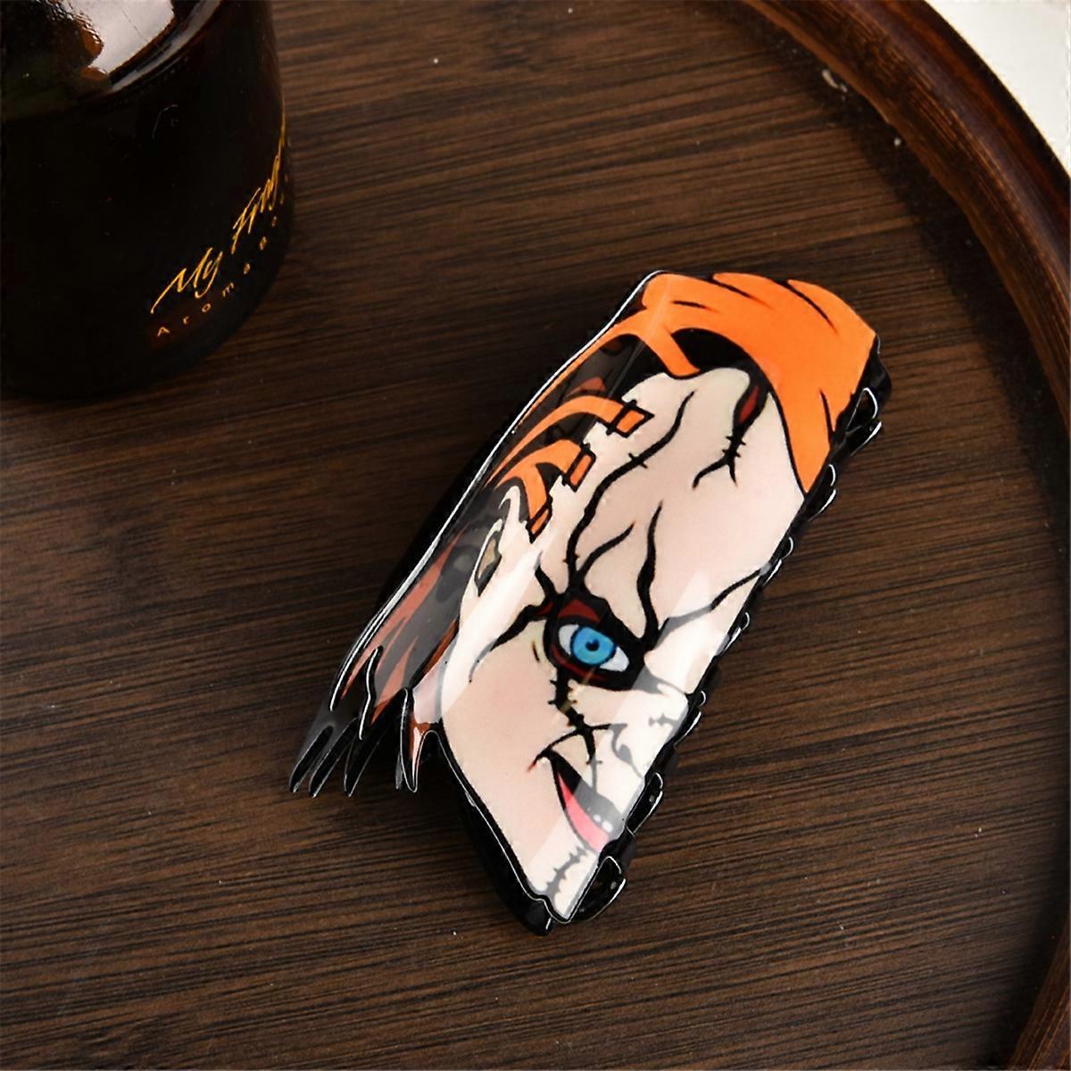  סדרת גיבור סרט אימה שיער קליפ טופר אקרילי 