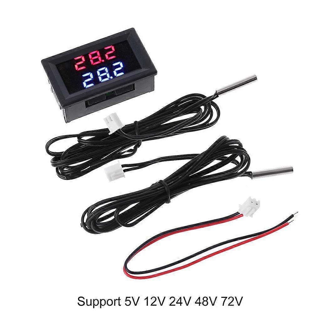 Electronic Temperature Controller Support 5V 12V 24V 48V 72V Heating Thermostat