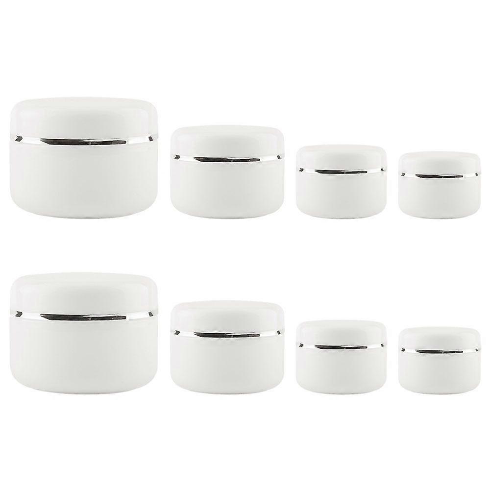 8pcs Refillable Cosmetic Sample Jars Multi-function Cream Bottles Empty Cosmetics Boxes
