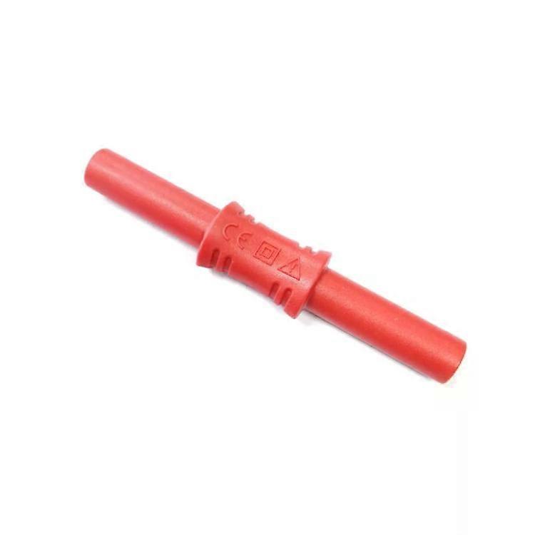 4mm Banana Adapter Multimeter Extension Cable Straight-through Connector Red