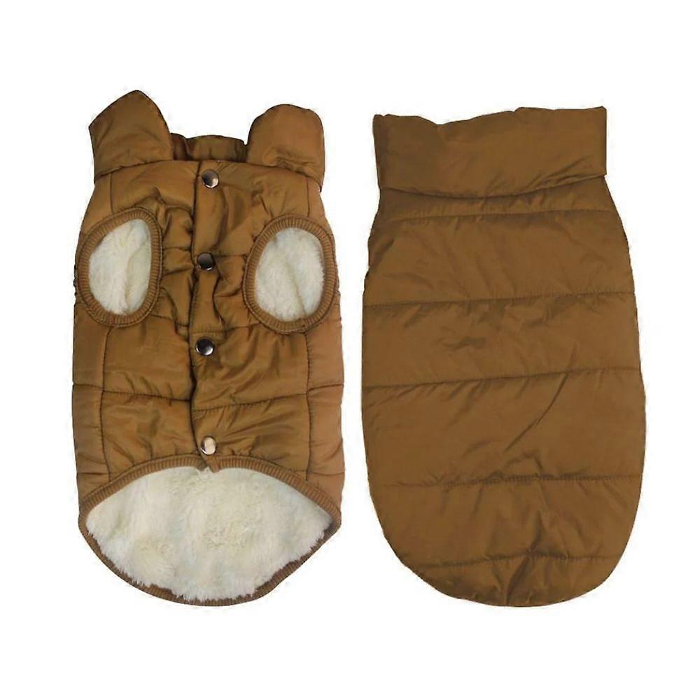 Fleece-Lined Windproof Winter Clothes for Small to Medium Dogs