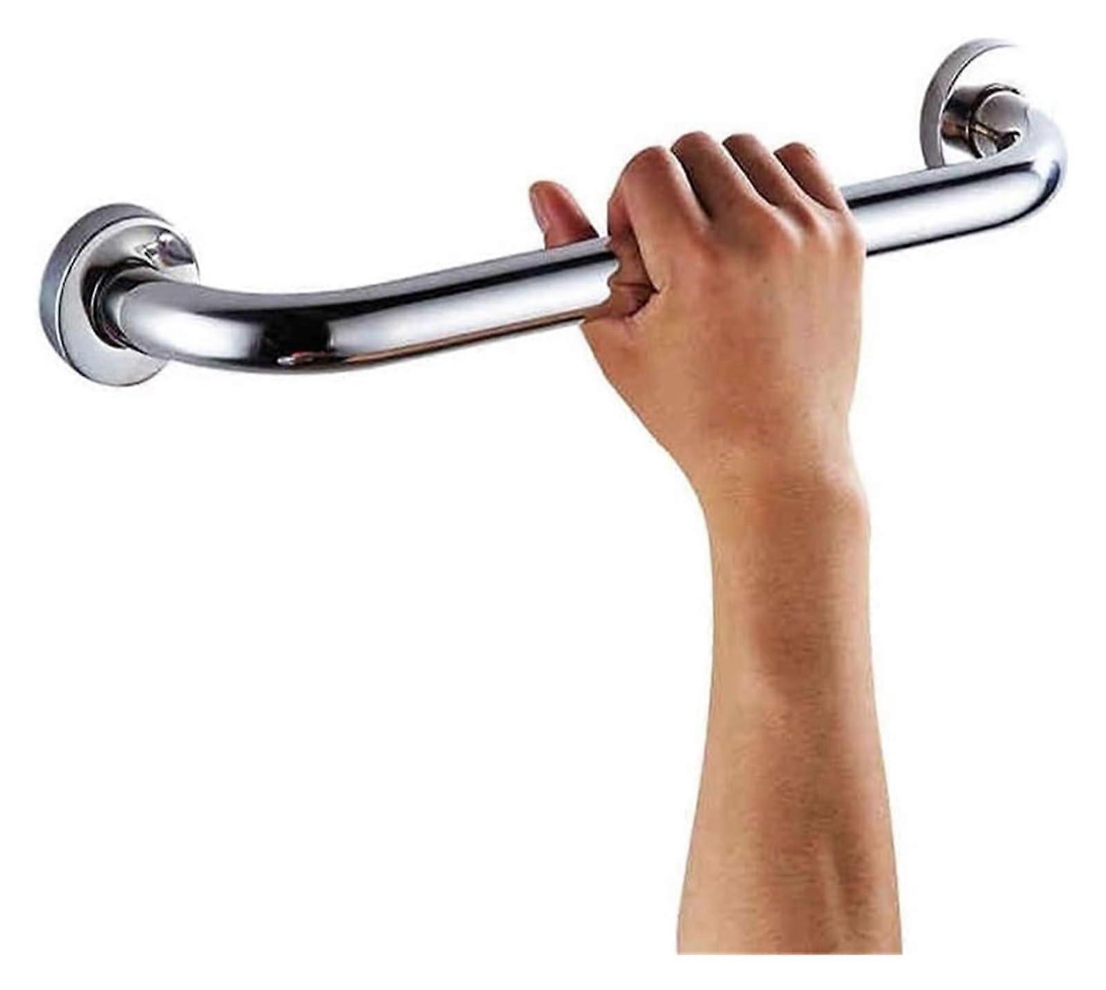 Grab Bar Handrails Bathroom Stainless Steel Chrome Plated Handrail-Slip with Concealed Fixings Disabled Elderly Living Assist/55Cm