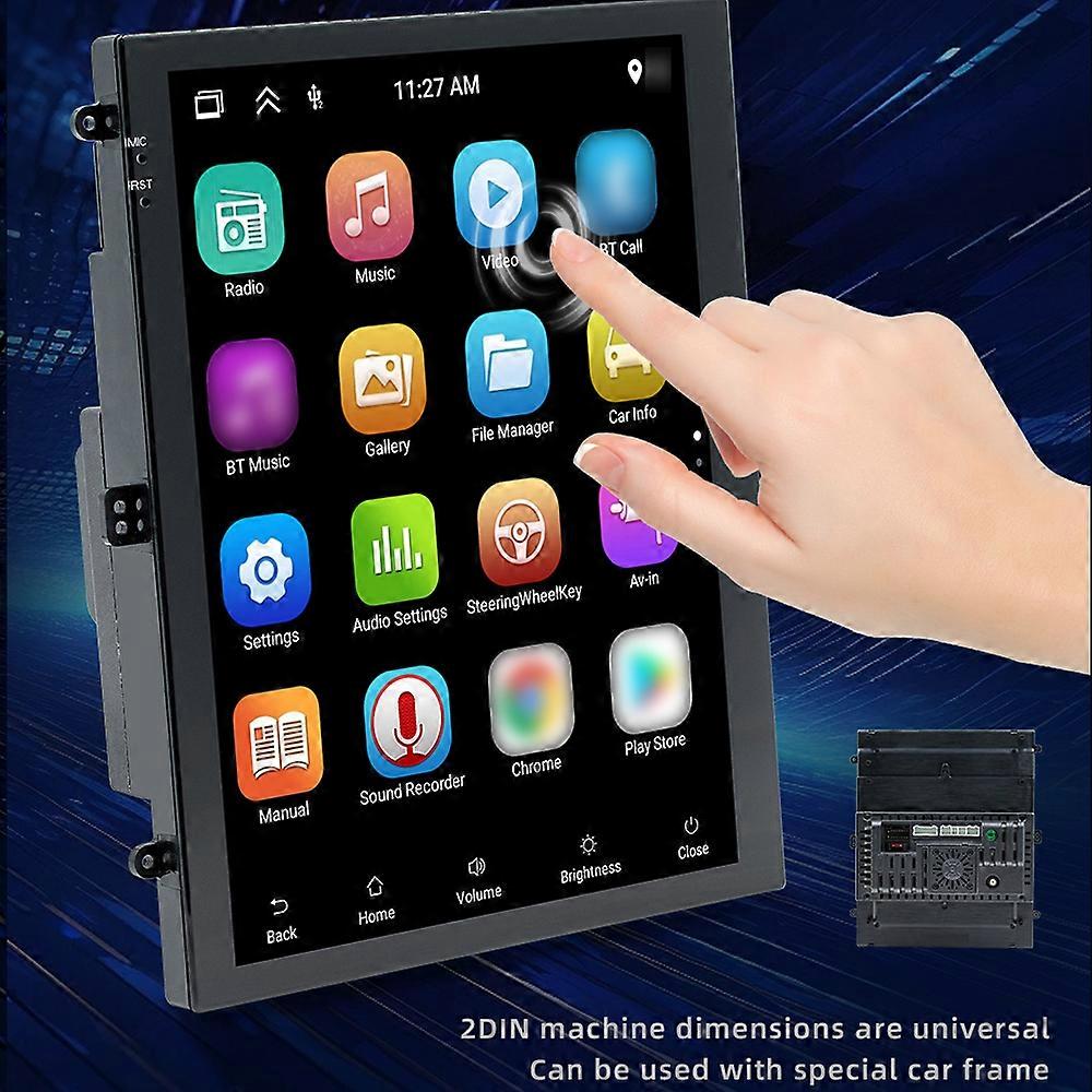 9.7in Wireless BT Carplay Vertical Screen Car Navigation WiFi Real Time Navigation All-in-One Machine Mobilephone Connection Car Multimedia Player