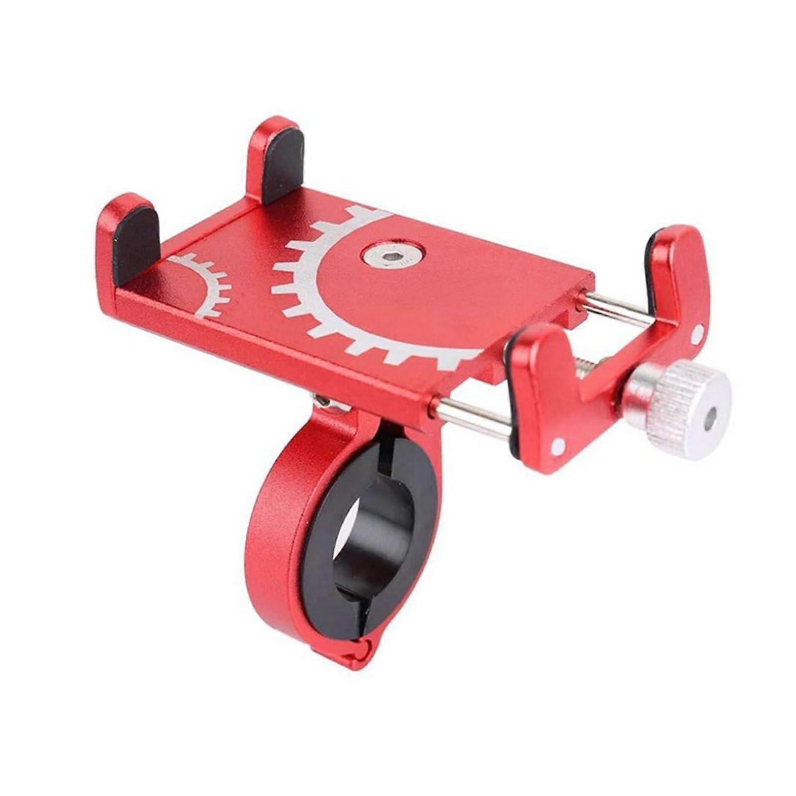 Phone Holder Navigation Bracket for Motorcycle and Bicycle, Aluminum Alloy GPS Stand, Adjustable Size, Universal Fit