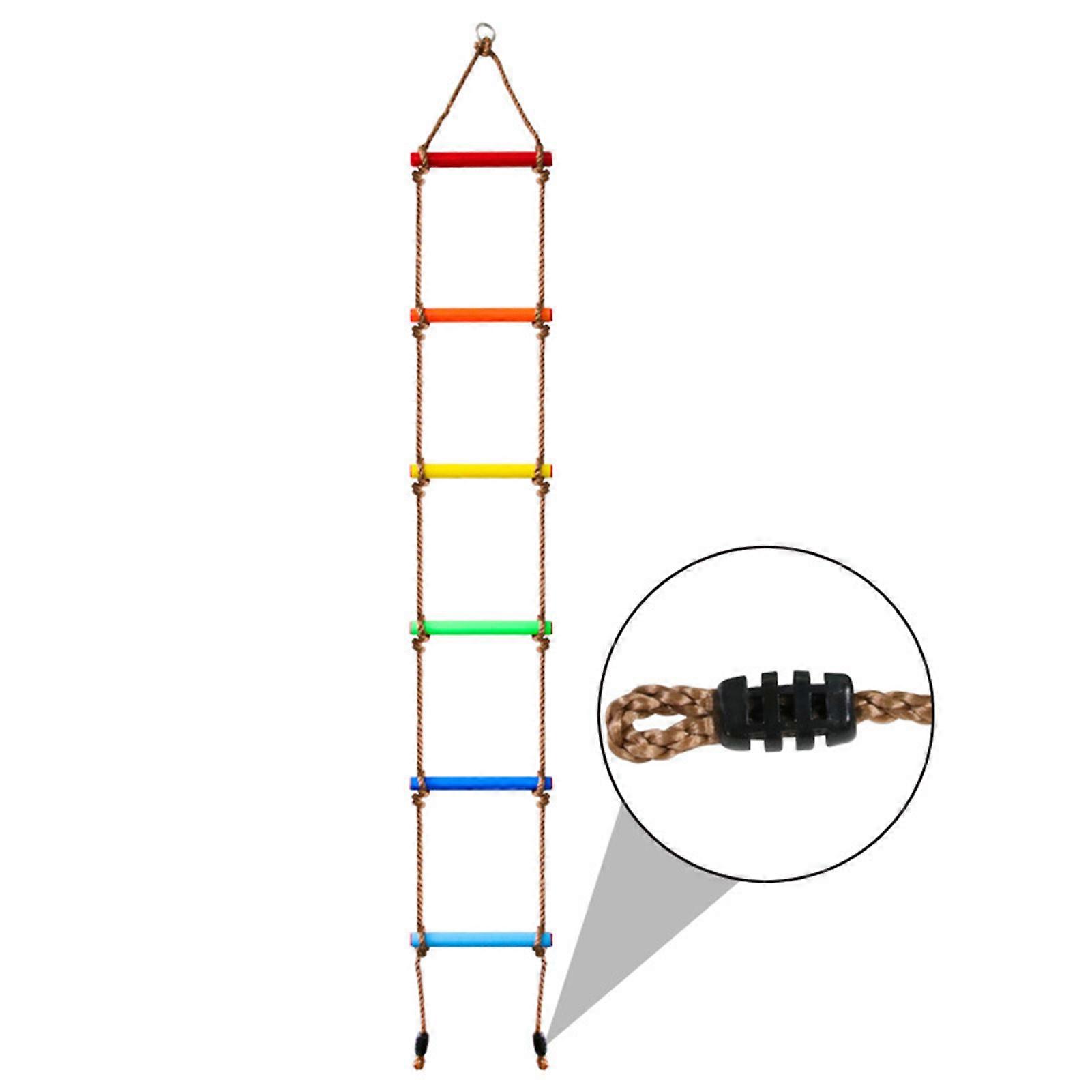 Bambini Plastica Arrampicata Scala Facile Montaggio Gioco di Arrampicata Altalena Corda Scala Set di Gioco per Ragazzi Bambini