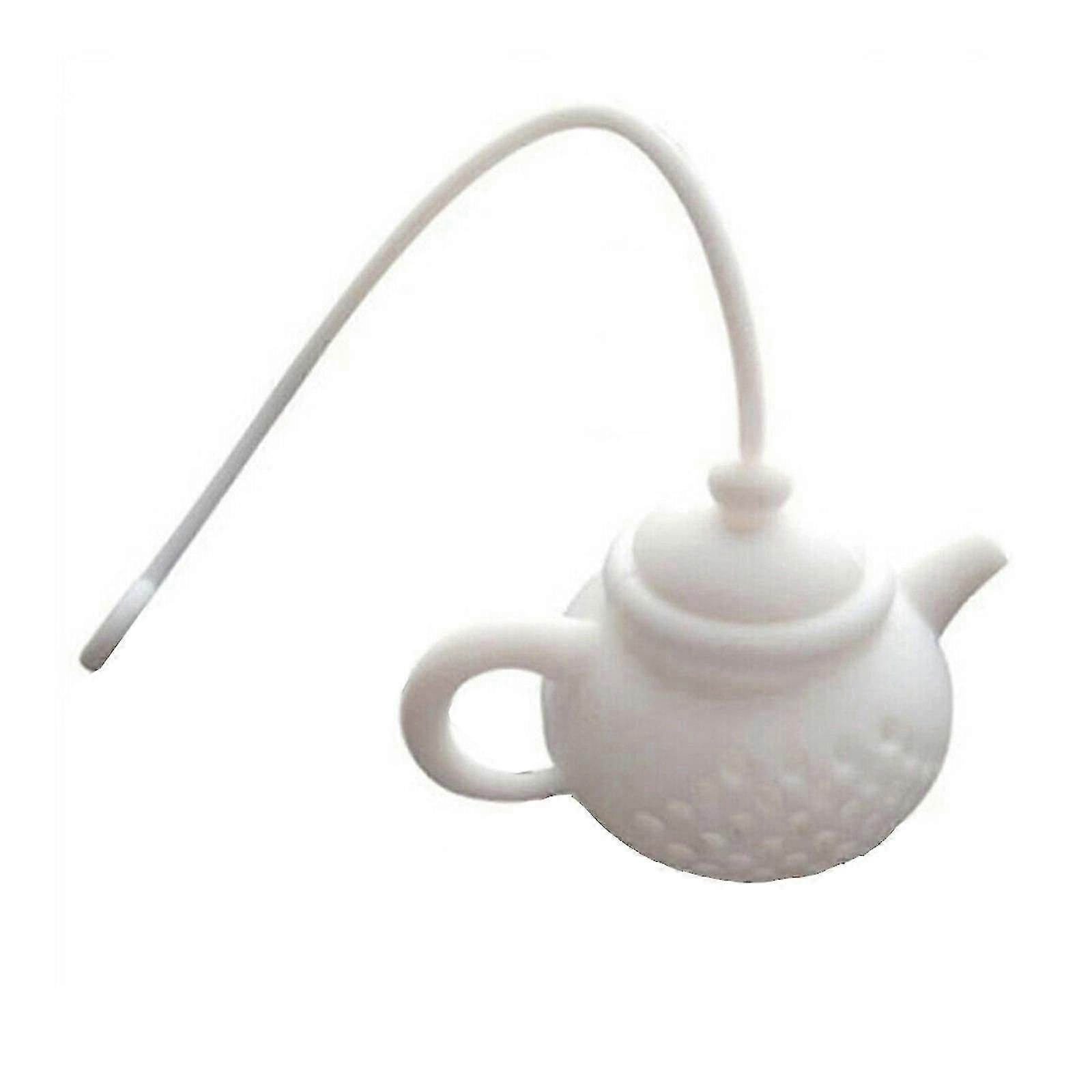 Durable Silicone Teapot-shape Tea Infuser Strainer Tea Bag Leaf Filter Diffuser