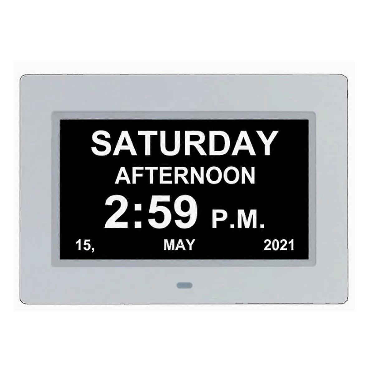 7 Inch Digital Calendar Alarm Clock Photo Frame Media Player