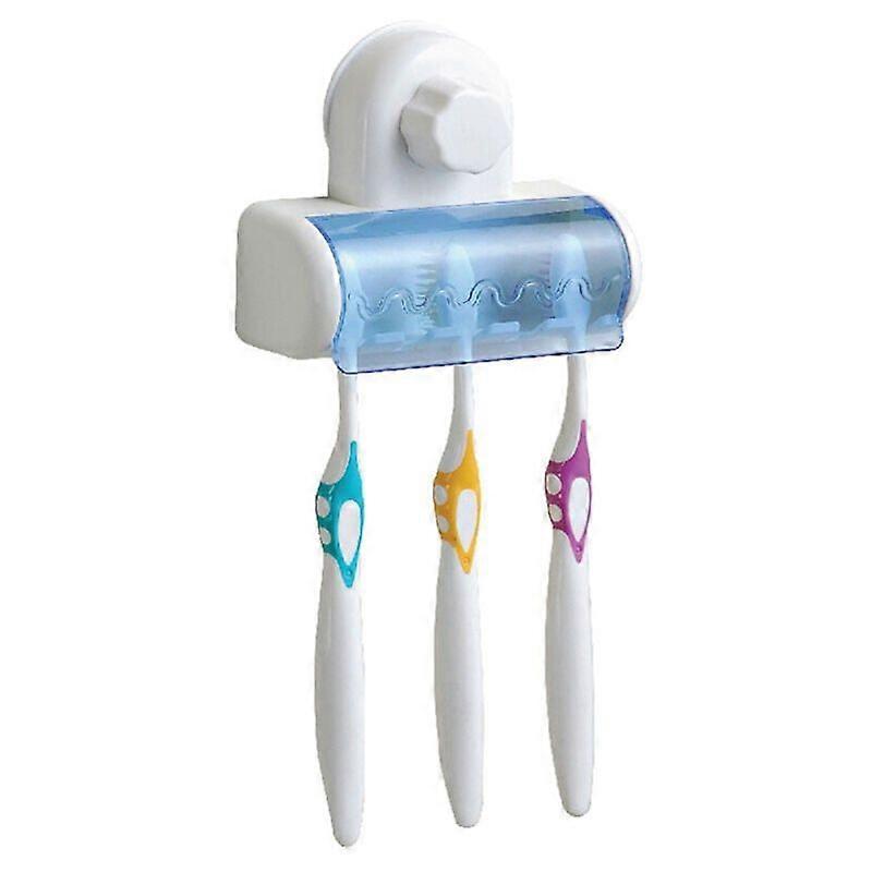 Toothbrush holder, wall-mounted, with lid, dustproof