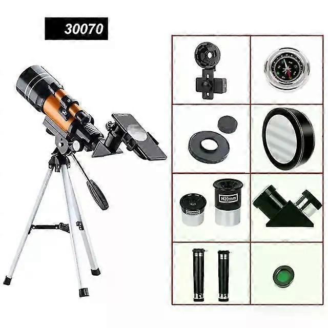 unbrand Télescope astronomique professionnel 150 fois pour lespace monoculaire oculaire 70 mm jumell