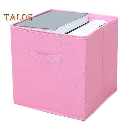 Fabric Storage Cube with Handle Large Capacity Easy Access Foldable Heavy-Duty Toys Clothes Storage Box Organization Accessory