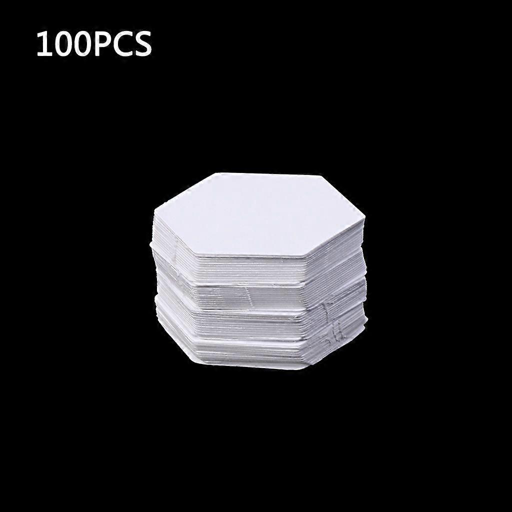 Hexagon Templates 100Pcs White Patchwork Paper Mold Set Accessory
