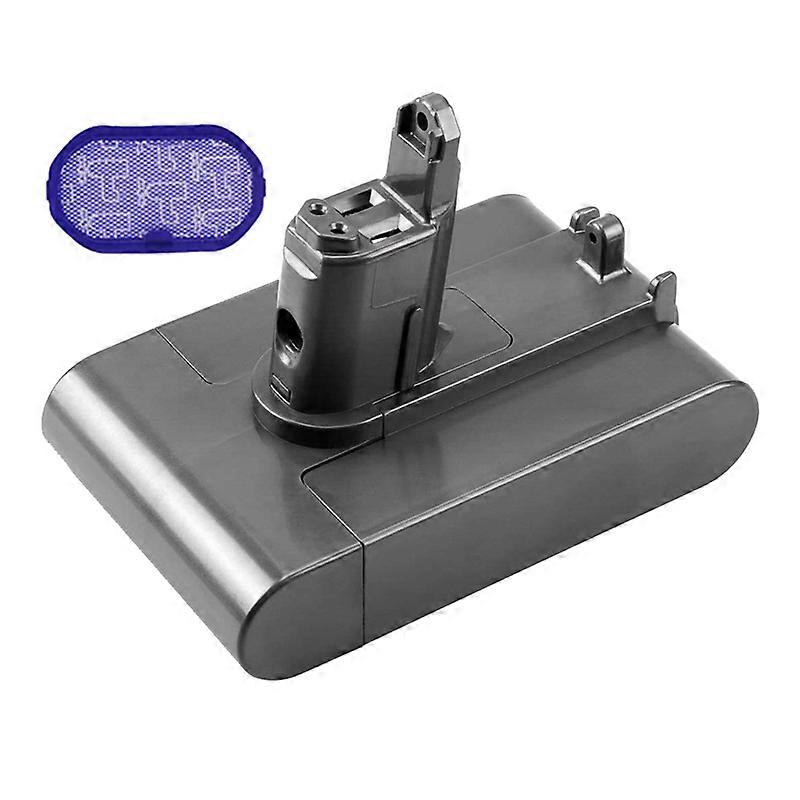 22.2V Replace DC34 Li-Ion Vacuum Battery Adapter+Filter
