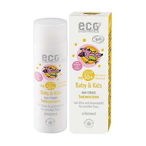 Baby and Children Sunscreen SPF50+ (With Pomegranate and Sea Buckthorn) 50 ml of cream (Pomegranate)