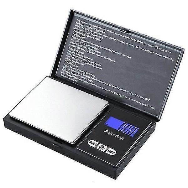 Collapsible Digital Pocket Scale - 500 G Black -HK603