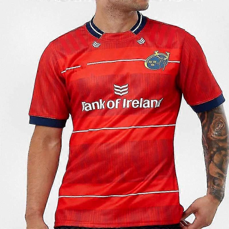 Men's Rugby Jersey for Munster Home, Away, and Training �C Available in Sizes S to 5XL