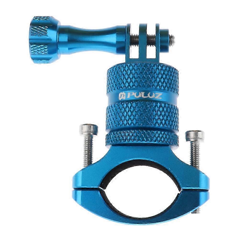 360 Degree Rotatable Aluminum Handlebar Adapter Mount Holder For-color: Blue