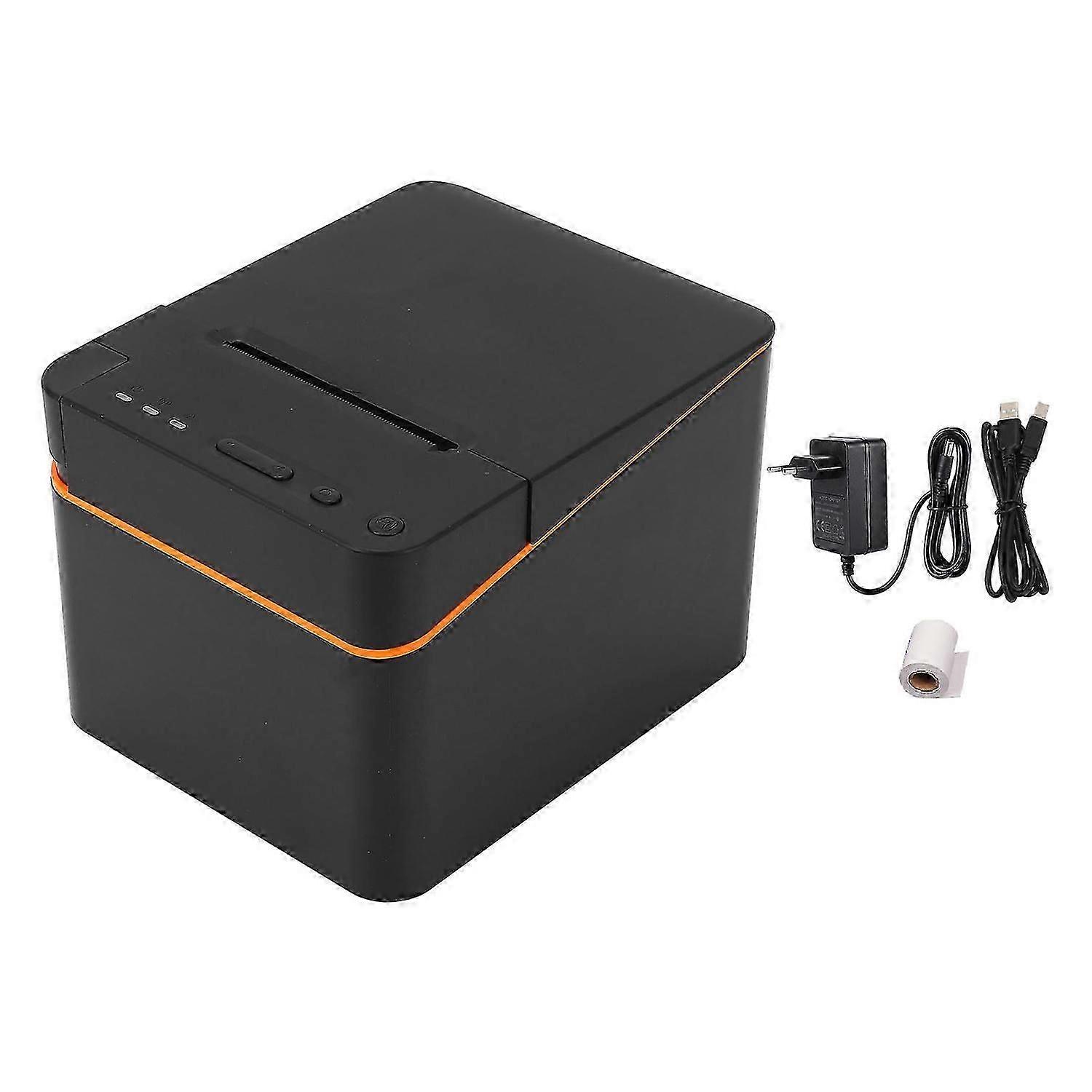 Termisk kvittoskrivare Bluetooth USB 80 mm 3 1/8 bredd etikett 250 mm/s med automatisk skärare för små