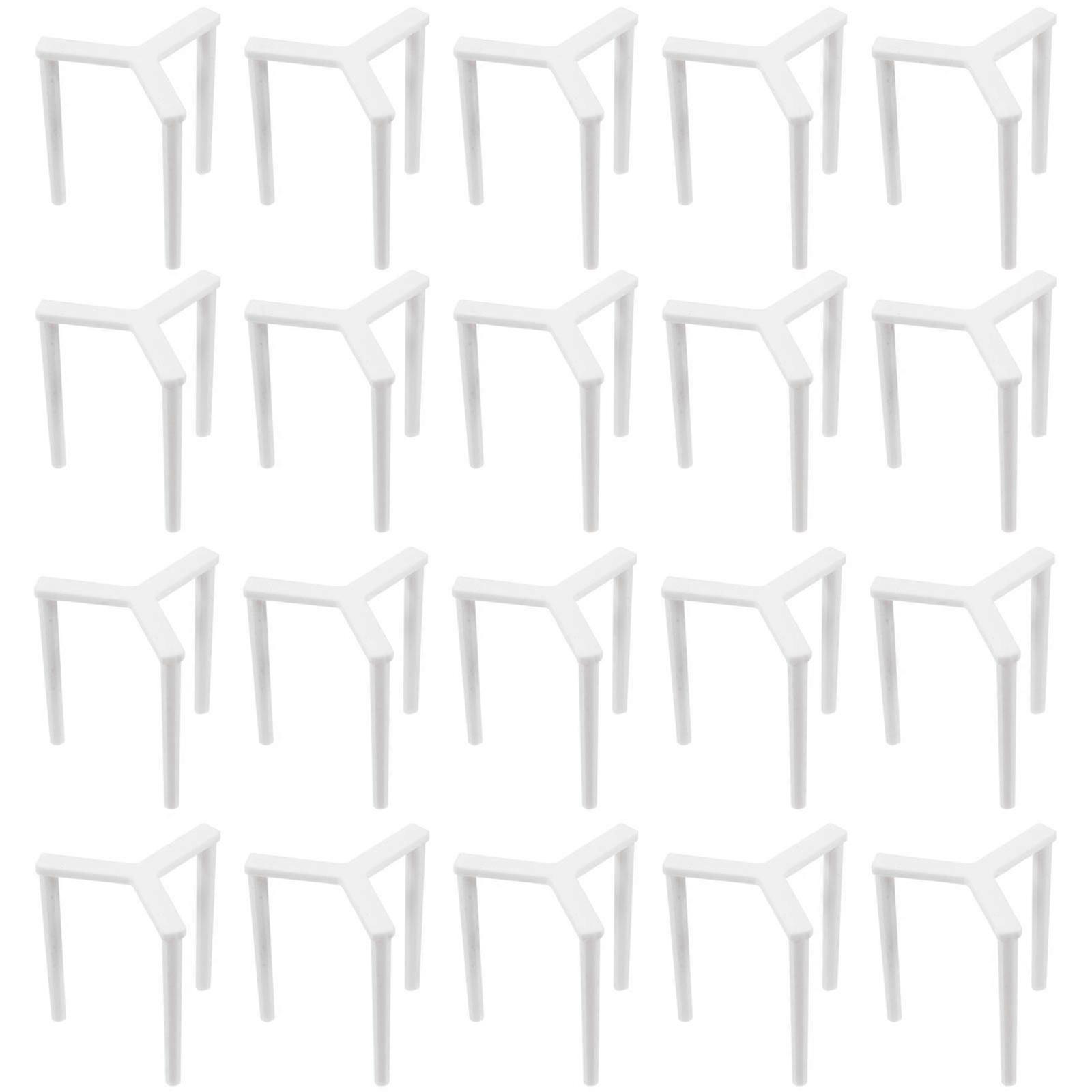 100 قطع بيتزا التوقف حامل بيتزا التعبئة ترايبود المكدس تحديد رف حامل البيتزا