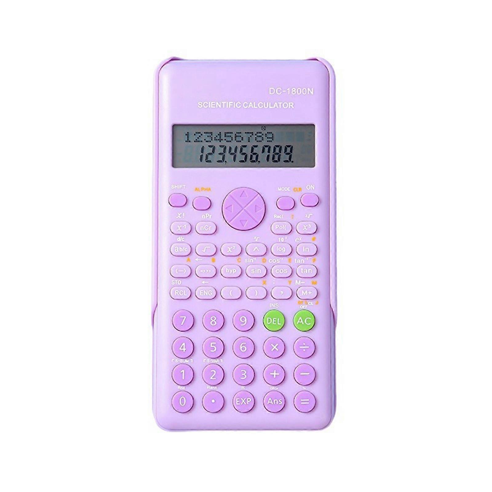 Students Function Calculator All in One 240 Functions Scientific Calculators Stationery for Students and Professionals  Purple