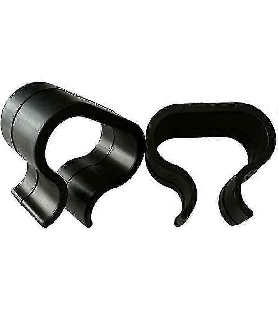 10個入り 屋外用ウィッカー家具クリップ ソファ ラタンチェア コネクタ ファスナー クランプ アウトドア用 (ブラック、Lサイズ)