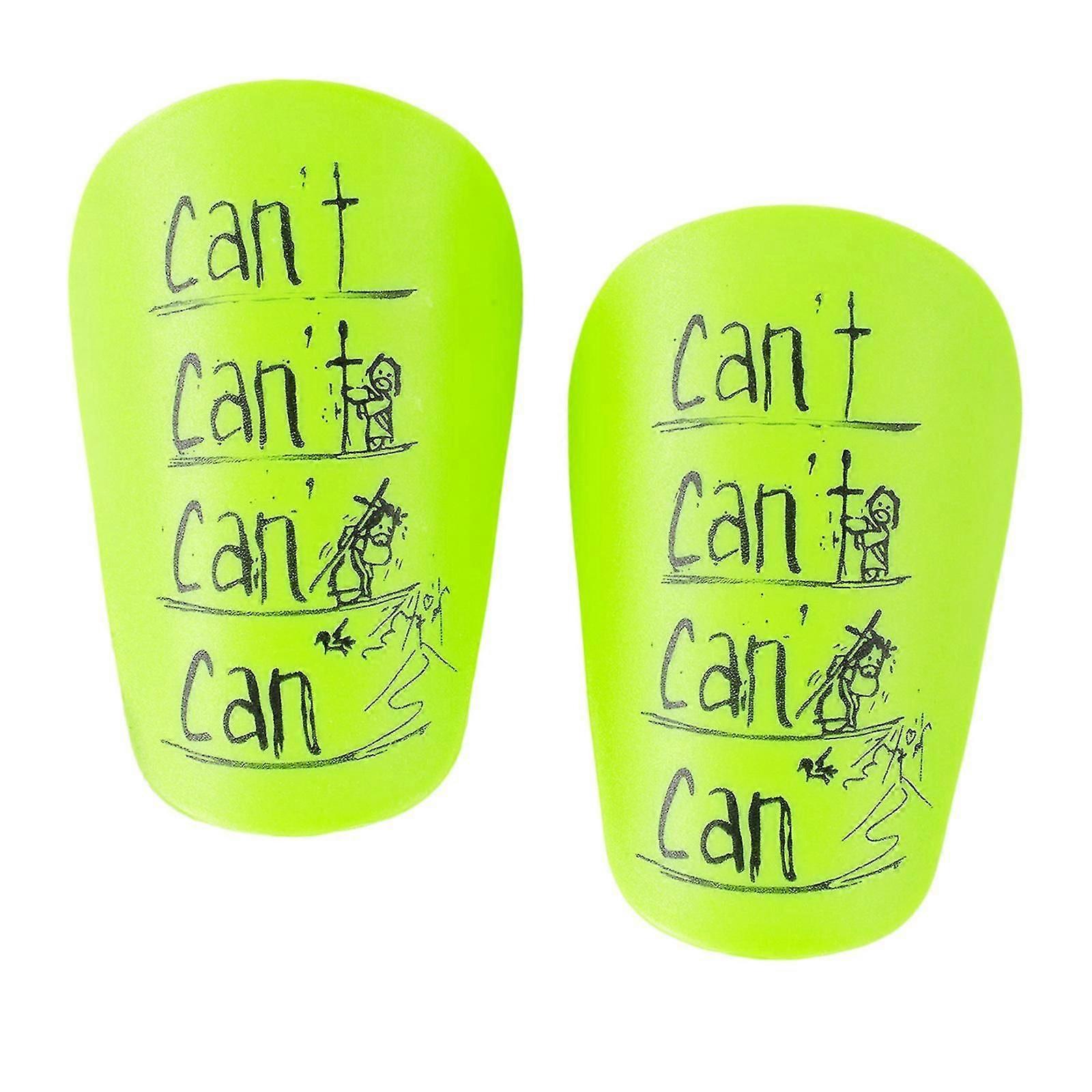 2個のミニサッカーすねガード屋外スポーツサッカーサッカーGAのためのレッグプロテクション