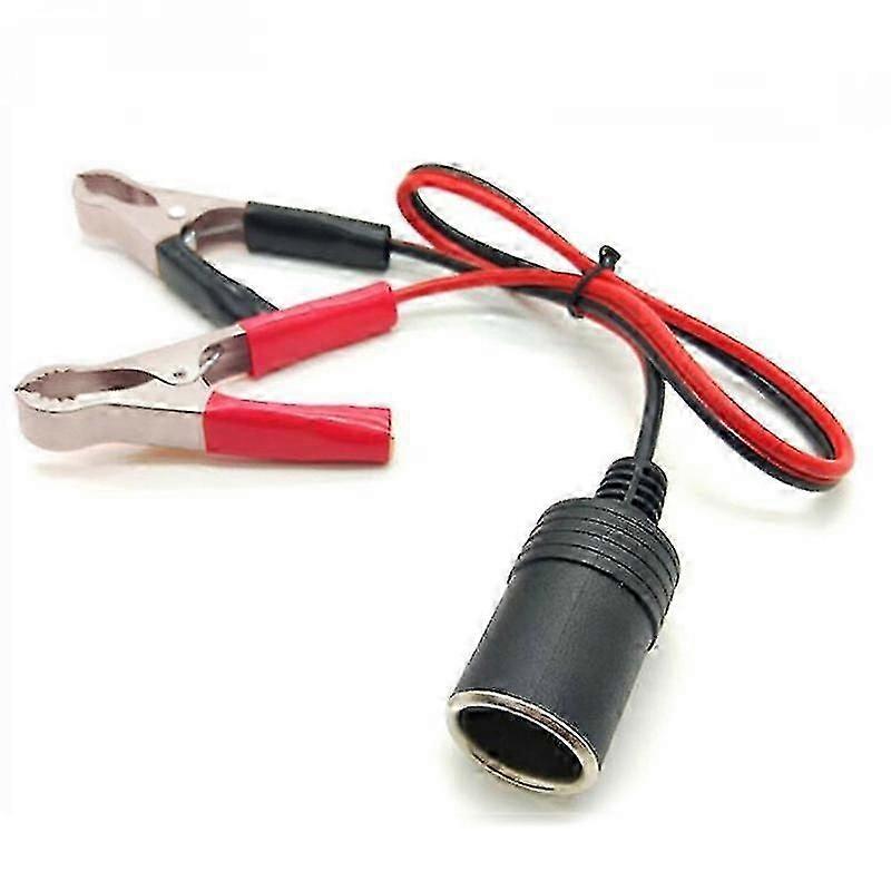 12v Car Battery Terminal Clamp Clip Cigarette Lighter Power Socket Adaptor
