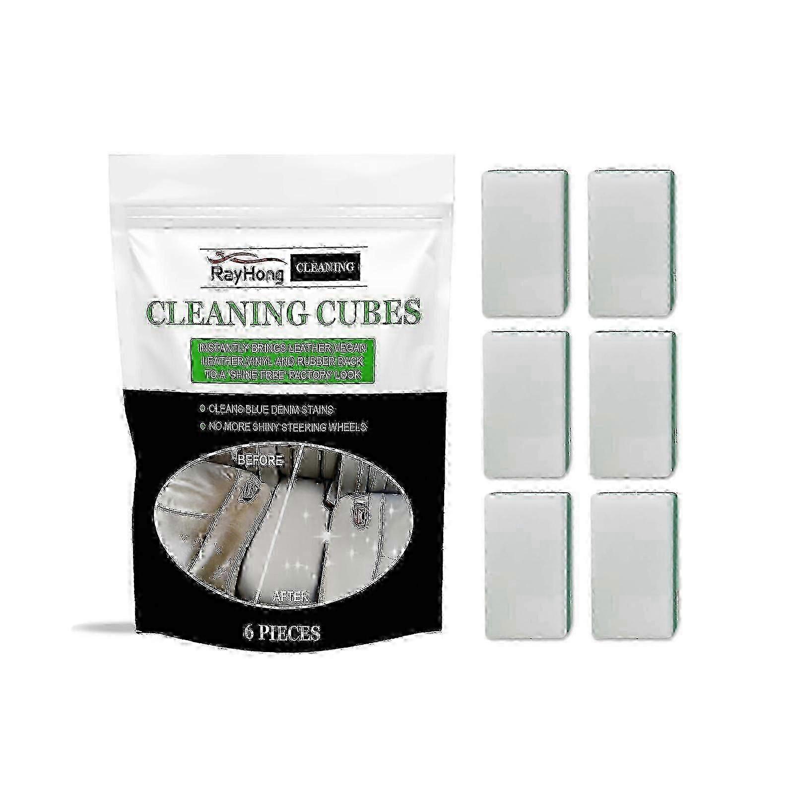 Car Leather Cleaning Sponge for Restoring Shine, Quick Stain Removal, No Additional Cleaner