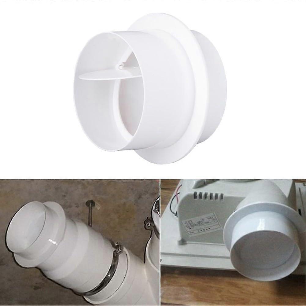 PVC Check Valves for Bathroom and Kitchen 120mm Size, Durable Plastic Construction, Leak-Proof Design