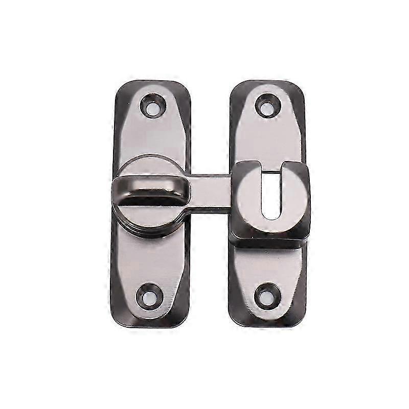 Lock Buckle Punch-Free Latch Anti-theft Buckle Reverse Lock Bolt Gray