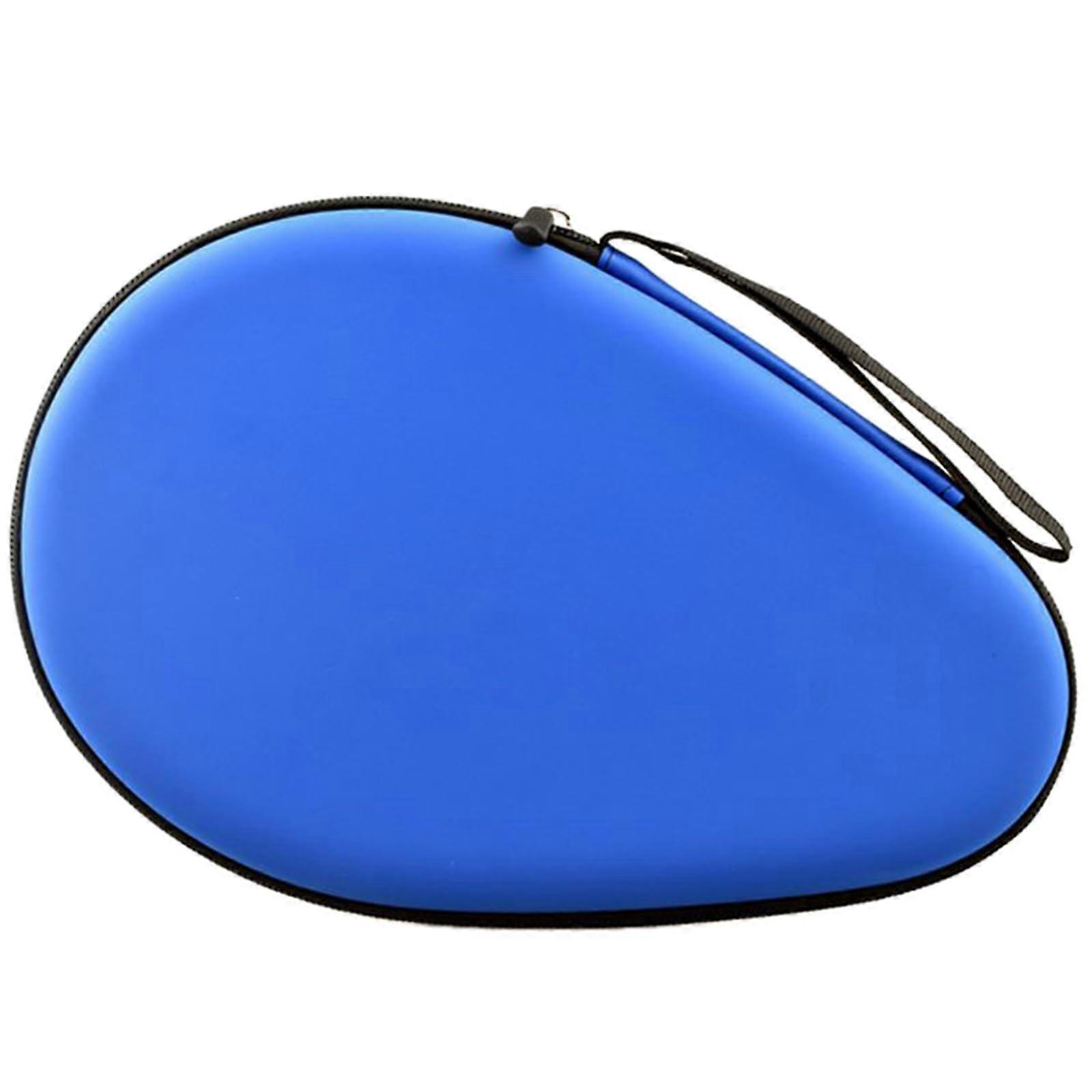 Table Tennis Paddle Case Waterproof Zipper Storage Bag for Ping Pong Racket with Carrying Strap - Durable and Lightweight
