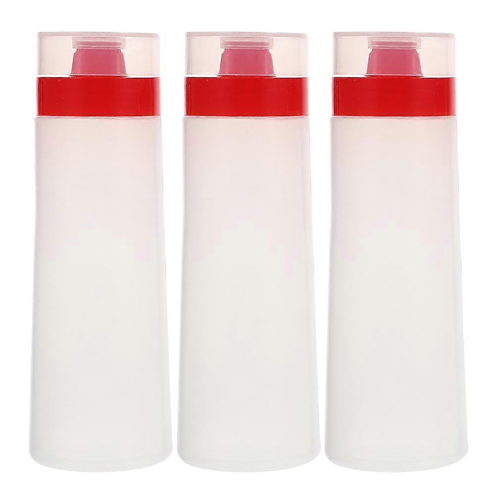 Efficient Condiment Bottles, Precise Sauce Flow, Build Quality, 3-Pack