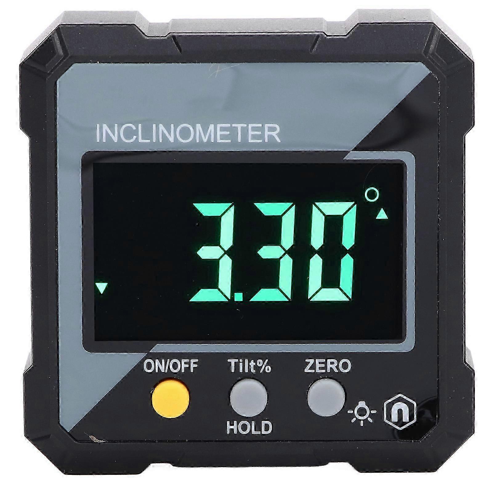 Digital Angle Finder High Accuracy Magnetic Inclinometer Box Electronic Protractor 4x90