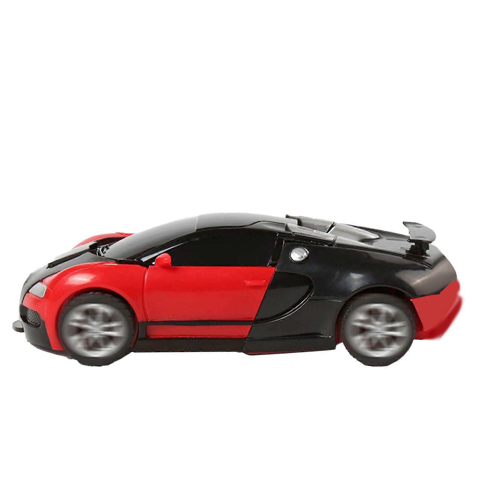 Children Deformation Car Toy Developing Colour Concept One Button Collision Deformation Car 