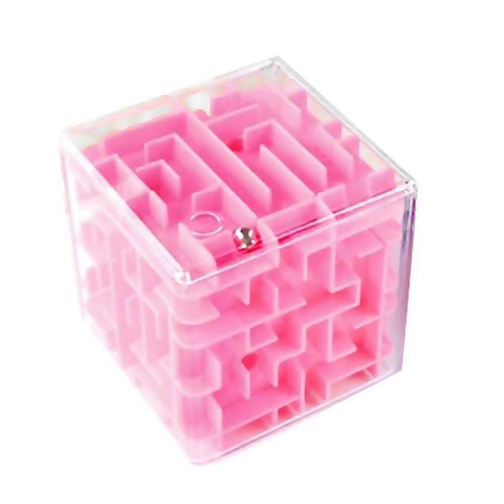 Jiyuge Kids 3D Maze Cube Labyrinth Rolling Twist Toy Intellectual Challenge Puzzle Game