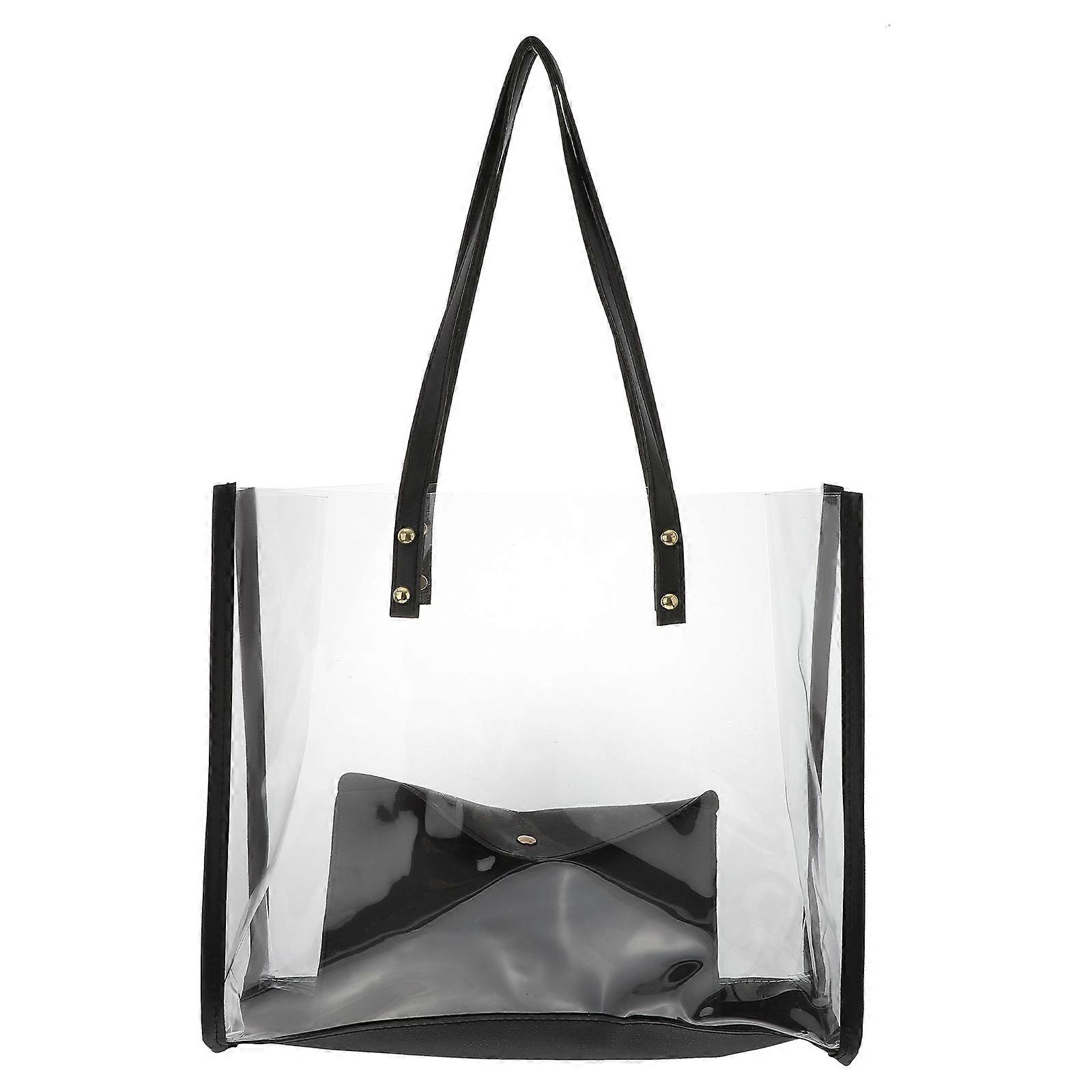 Durable Waterproof Handbag, Compact Transparent Container for Travel Essentials