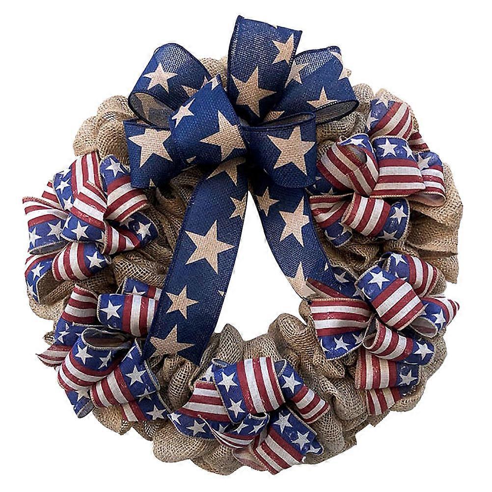 Patriotic Wreath, Garland Decor for Traditional Celebrations, Fine Workmanship